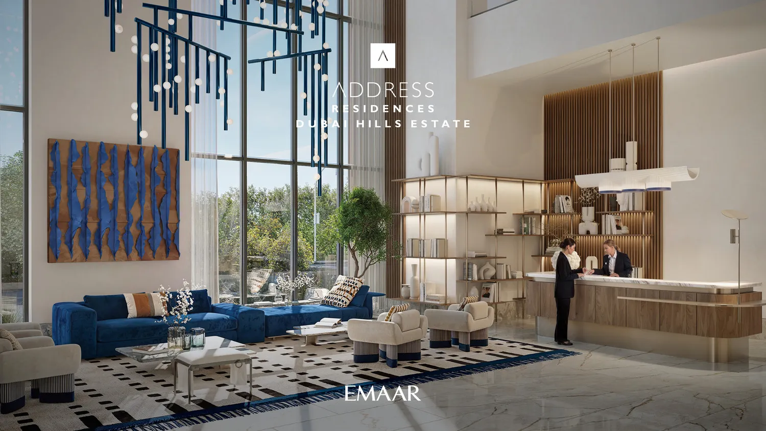 Address Residences Dubai Hills Estate — лобби