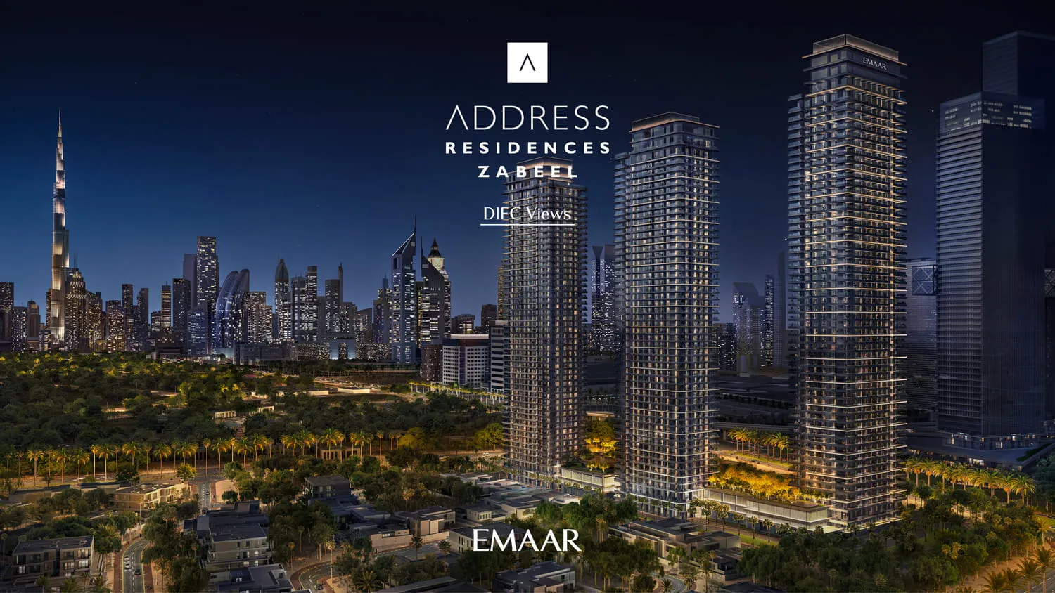 Address Residences Zabeel — вид на комплекс