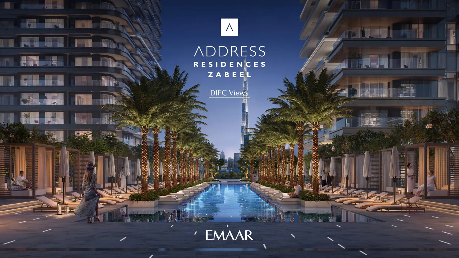 Address Residences Zabeel — бассейн