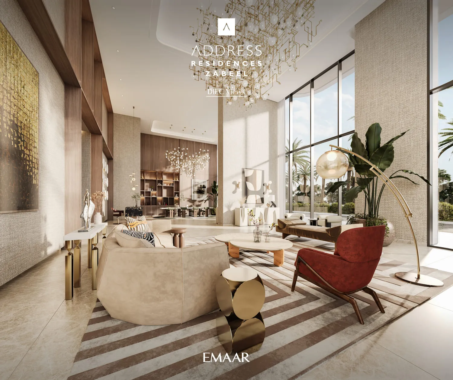 Address Residences Zabeel — лобби