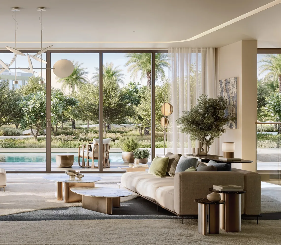 Address Villas Tierra — интерьер гостиной