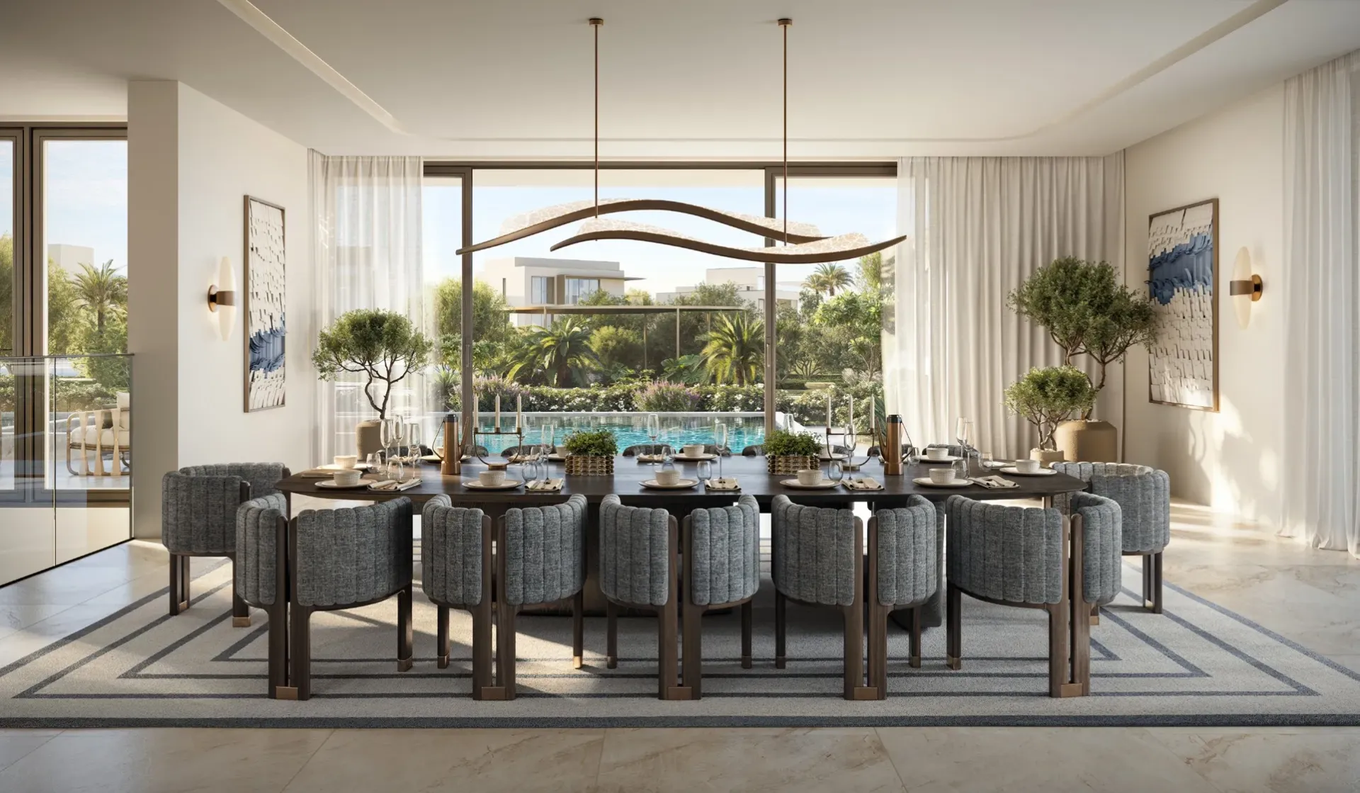 Address Villas Tierra — обеденная зона