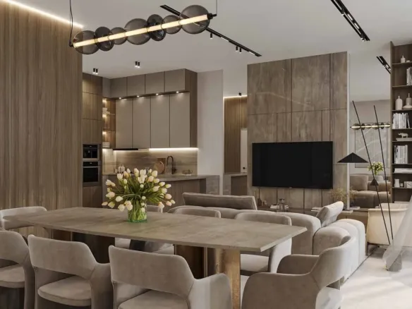 Agua Residences — интерьер гостиной