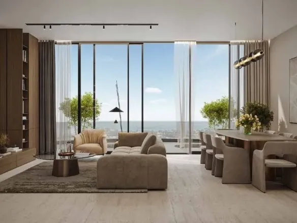Agua Residences — интерьер гостиной, фото 6
