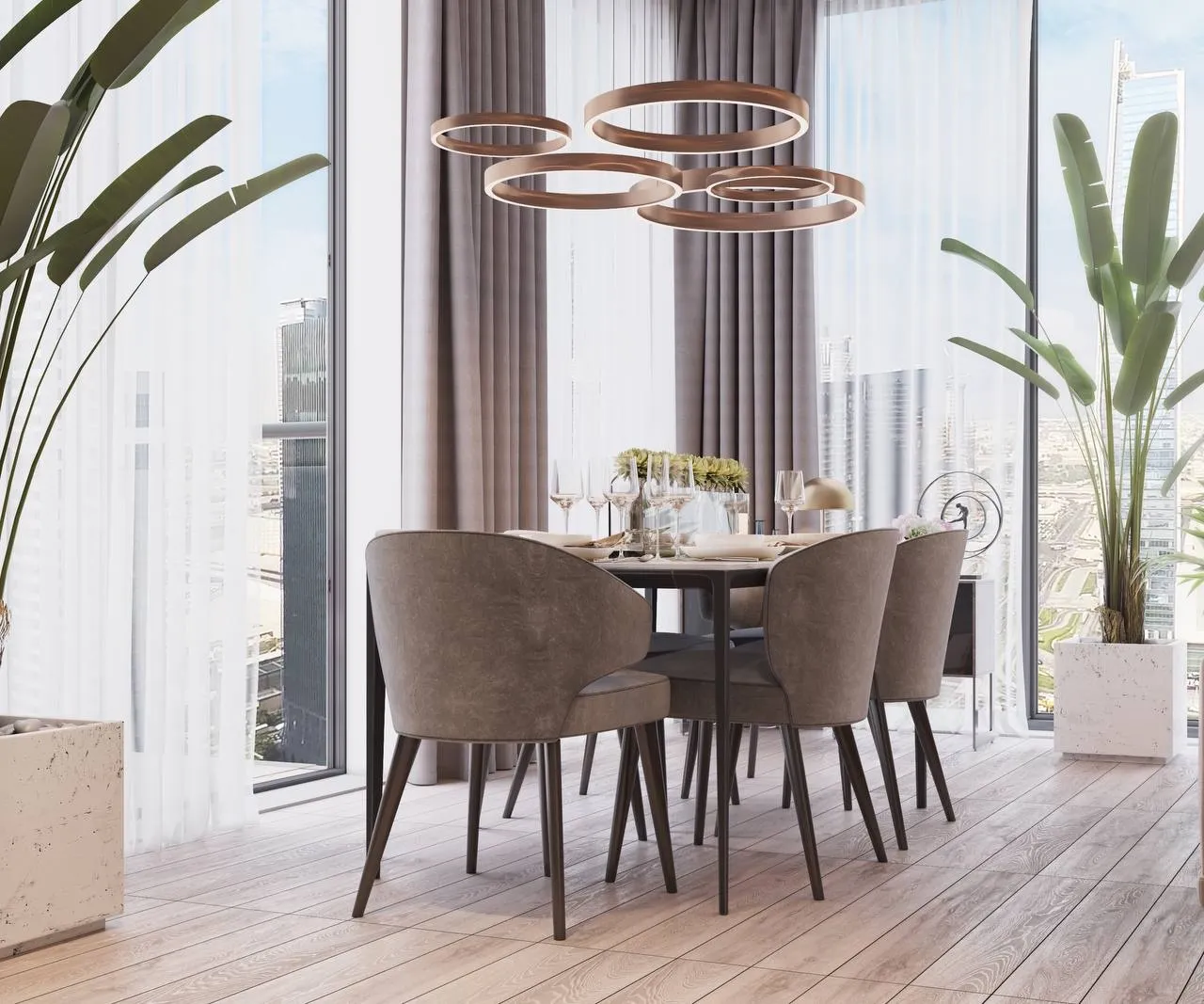 Ahad Residences — обеденная зона