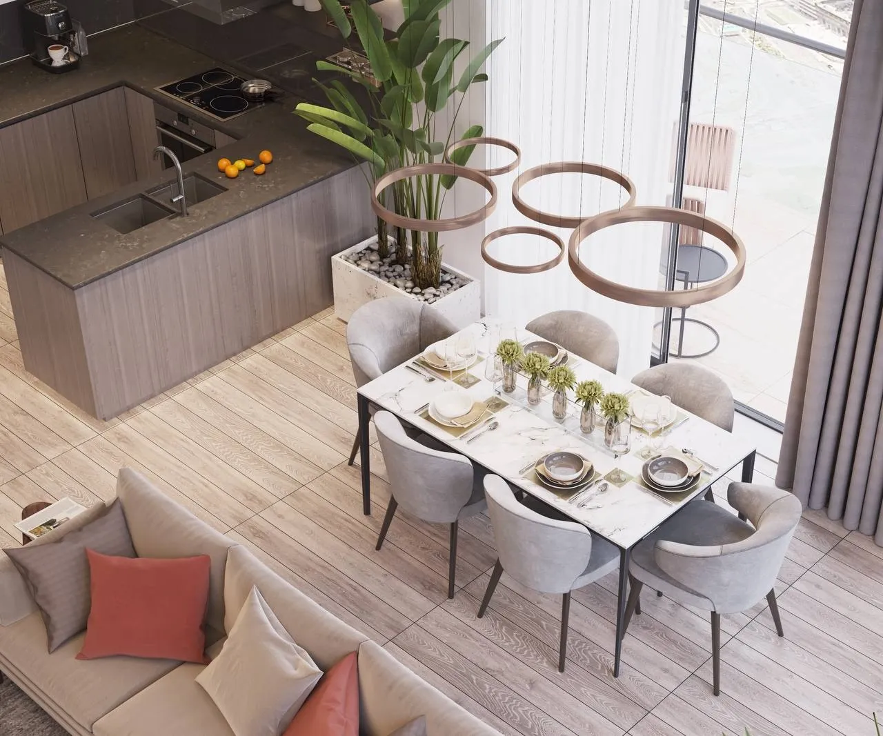 Ahad Residences — обеденная зона, фото 6