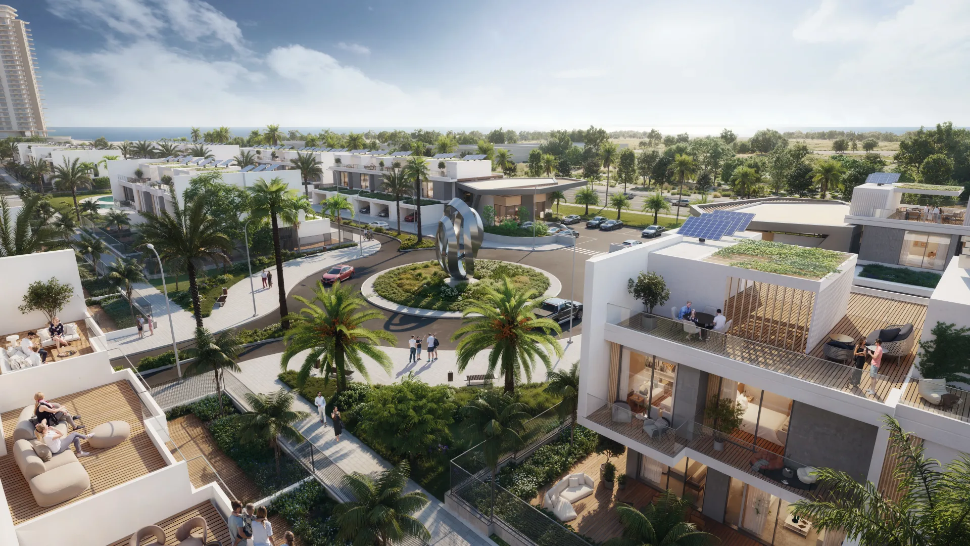 Aila Homes — вид на комплекс