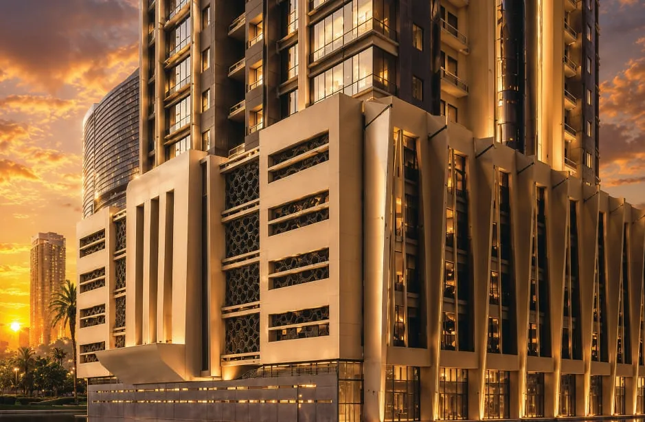 Al Aamra 3 Tower — фасад здания
