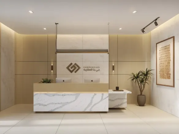 Al Aamra 3 Tower — зона ресепшн