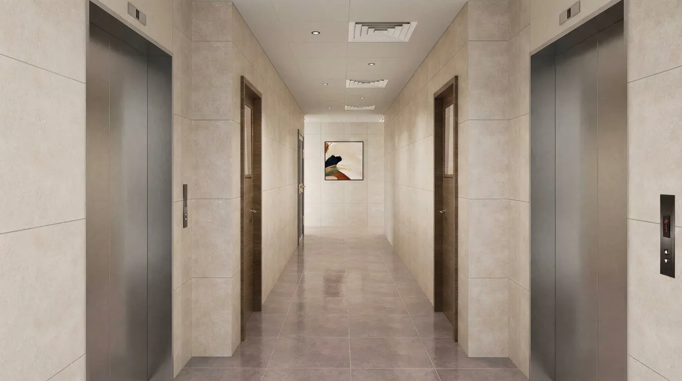 Al Ameera Village 5 — лифтовой холл