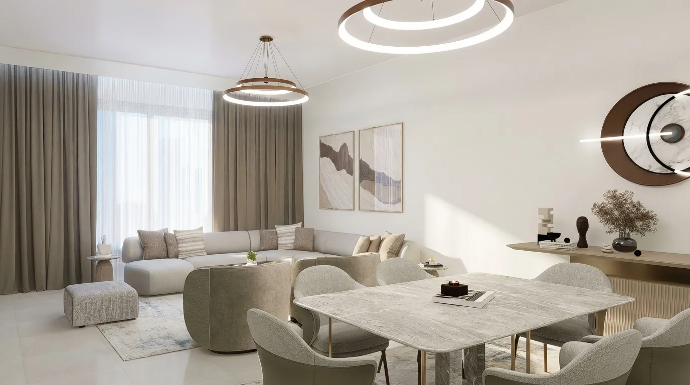 Al Ameera Village 5 — интерьер гостиной