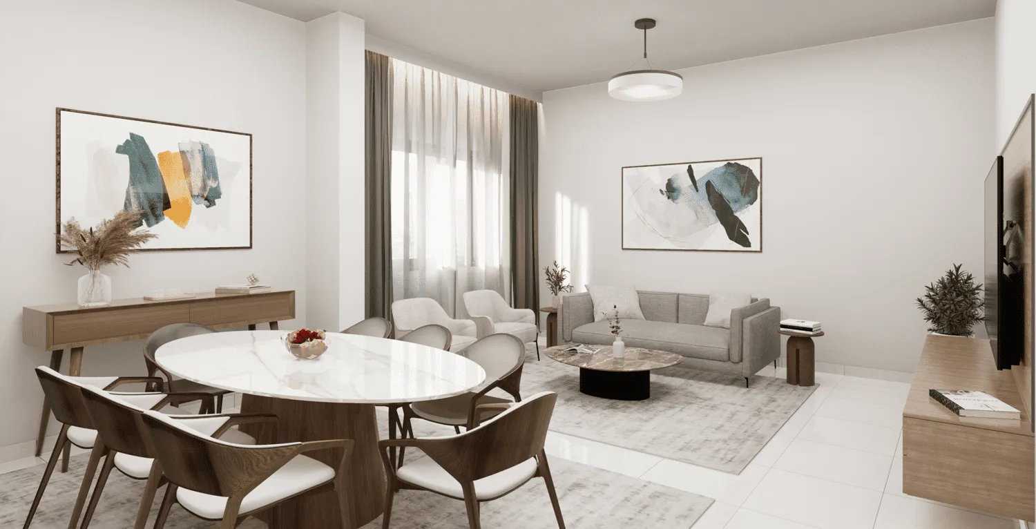 Al Ameera Village — интерьер гостиной