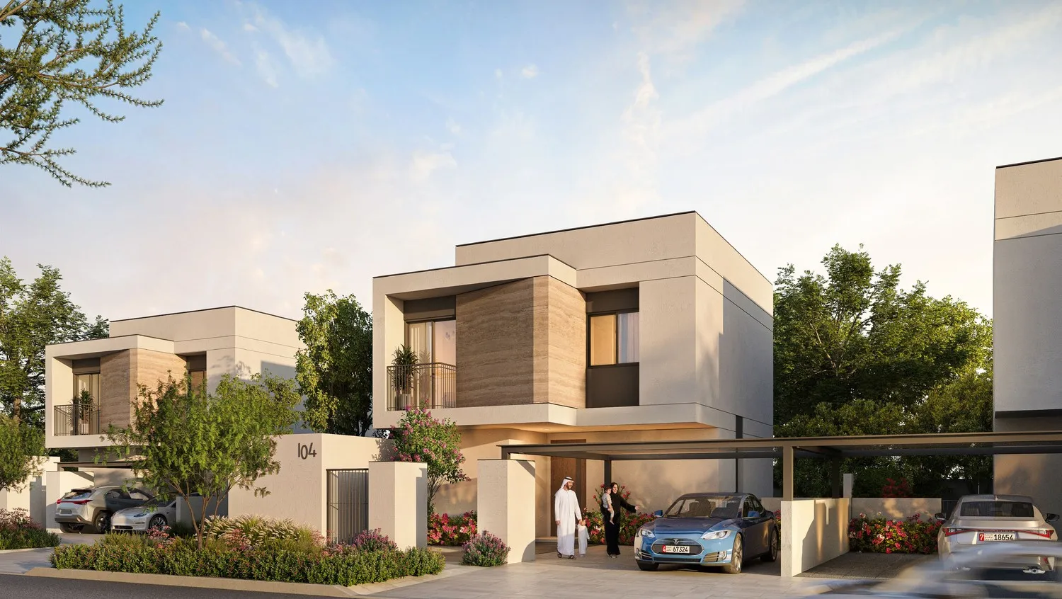 Al Ghadeer Parks — фасад виллы