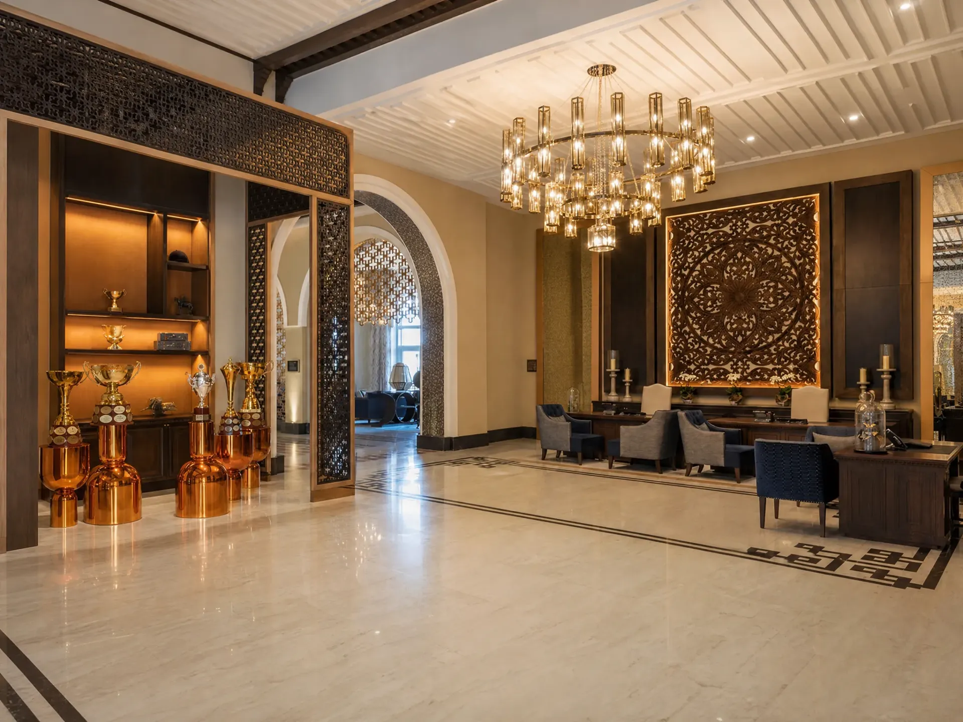 Al Habtoor Polo Resort Villas — лобби