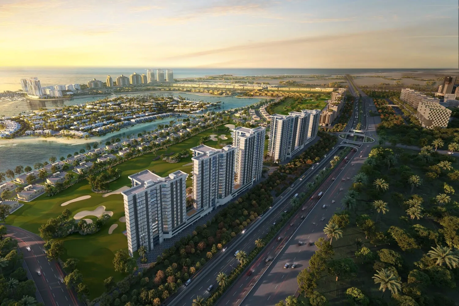 Al Hamra Greens — вид на комплекс