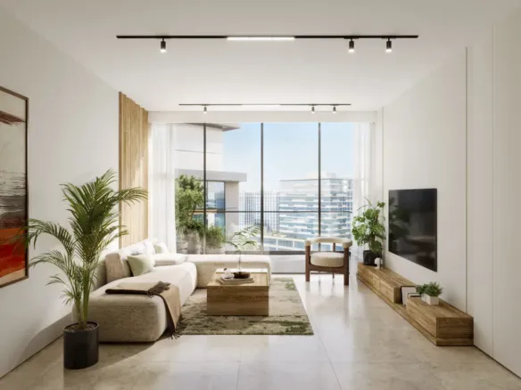 Al Hamra Greens — интерьер гостиной