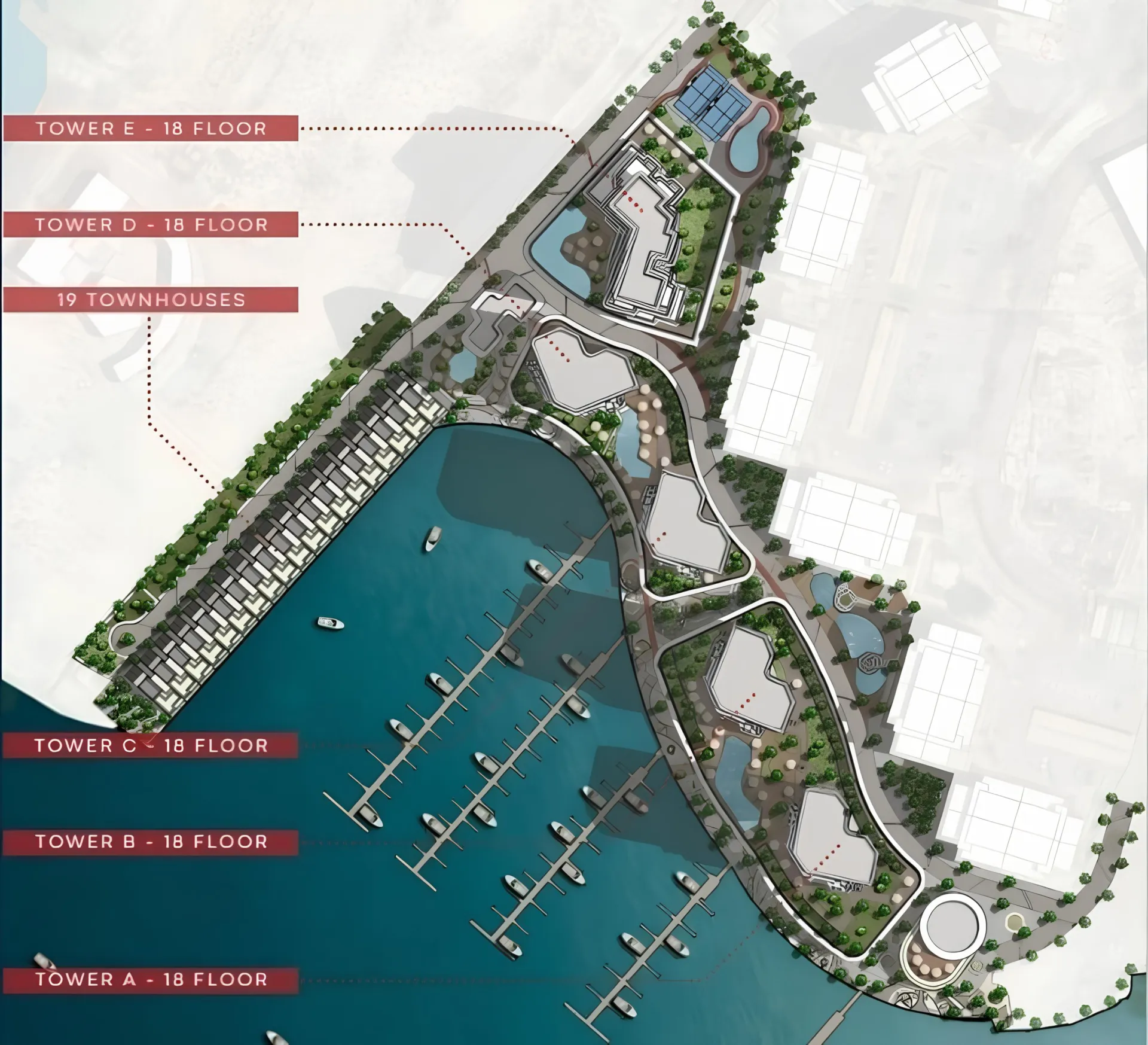 Al Hamra Waterfront в районе Аль-Джазира Аль-Хамра — фото 25