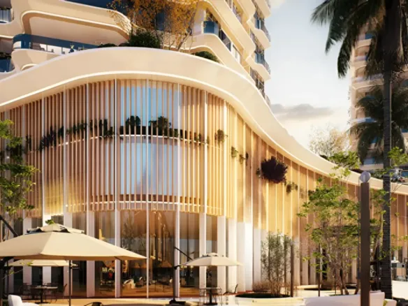 Al Hamra Waterfront — фасад здания