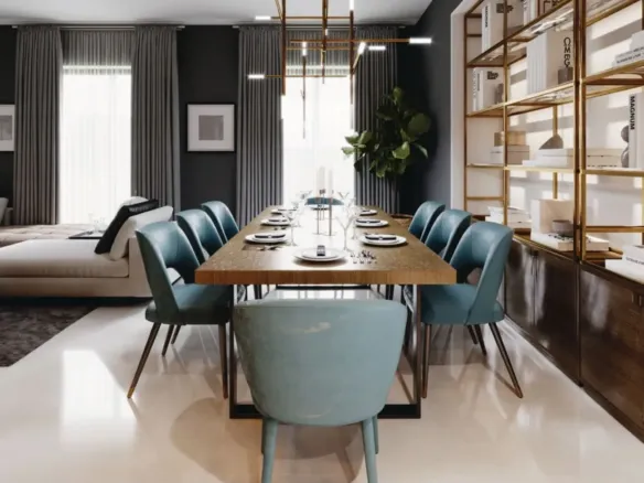 Al Haseen Residences 3 — обеденная зона