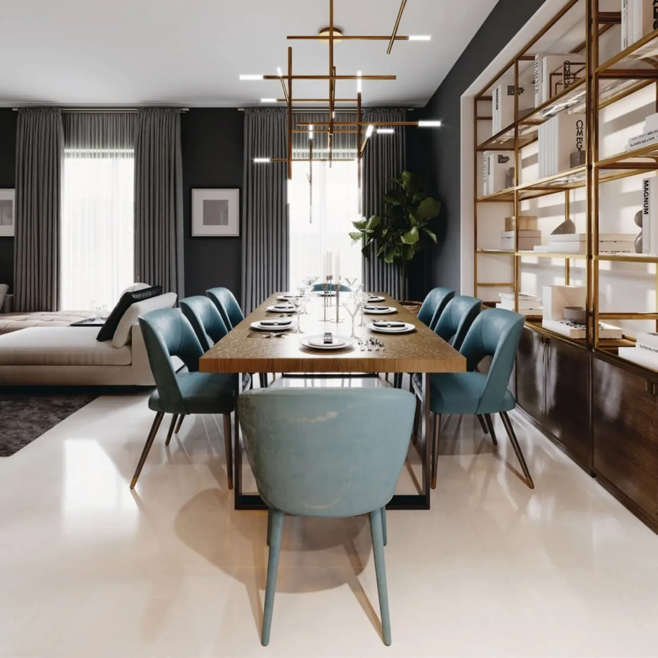 Al Haseen Residences 3 — обеденная зона