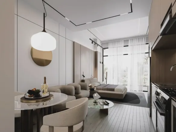 Al Haseen Residences 5 — интерьер студии
