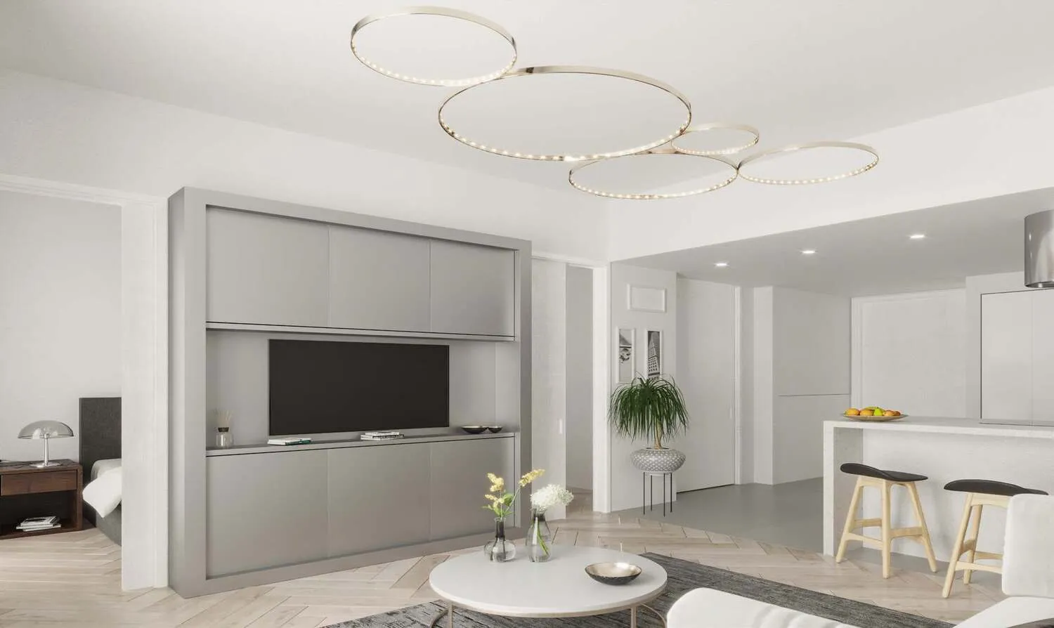 Al Mahra Residence — интерьер гостиной