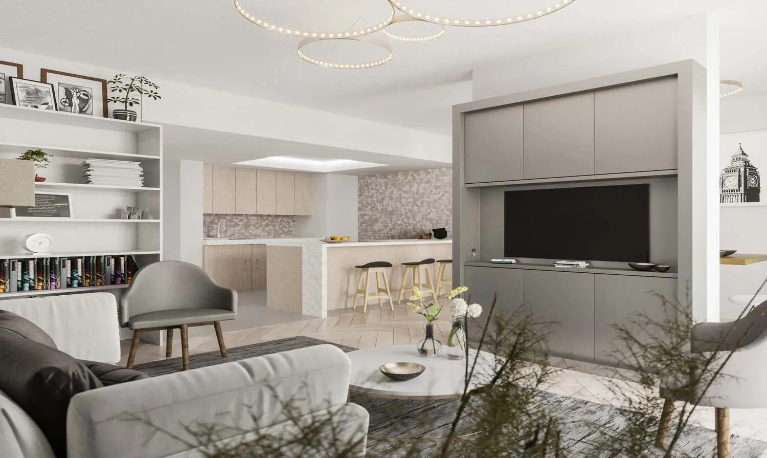 Al Mahra Residence — интерьер гостиной, фото 6