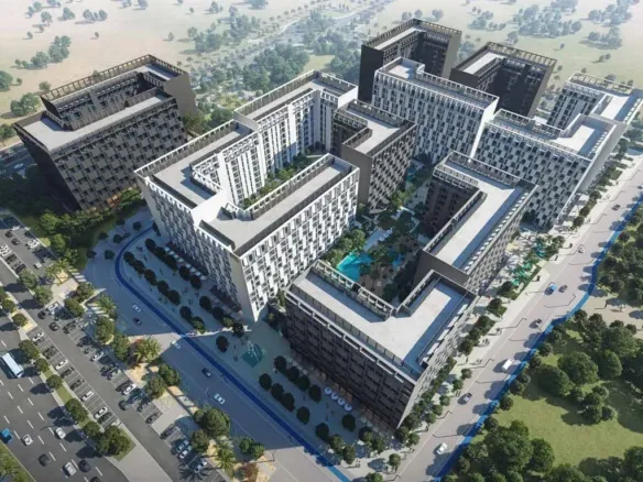 Al Mamsha Sharjah — вид на комплекс