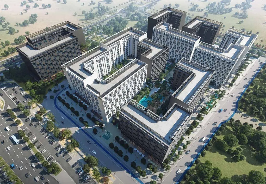 Al Mamsha Sharjah — вид на комплекс