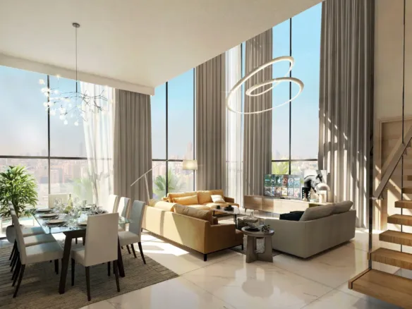Al Maryah Vista — интерьер гостиной
