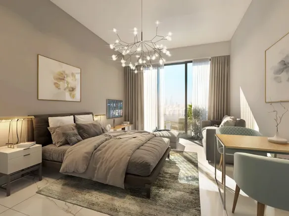 Al Maryah Vista — спальня, фото 6