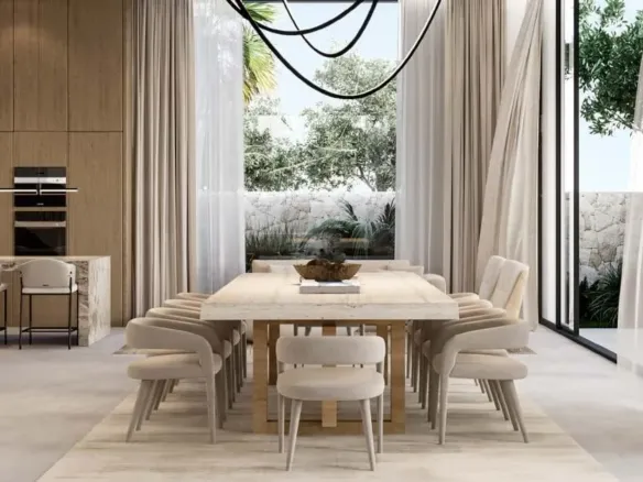 Al Naseem Villas by Modon Properties — обеденная зона