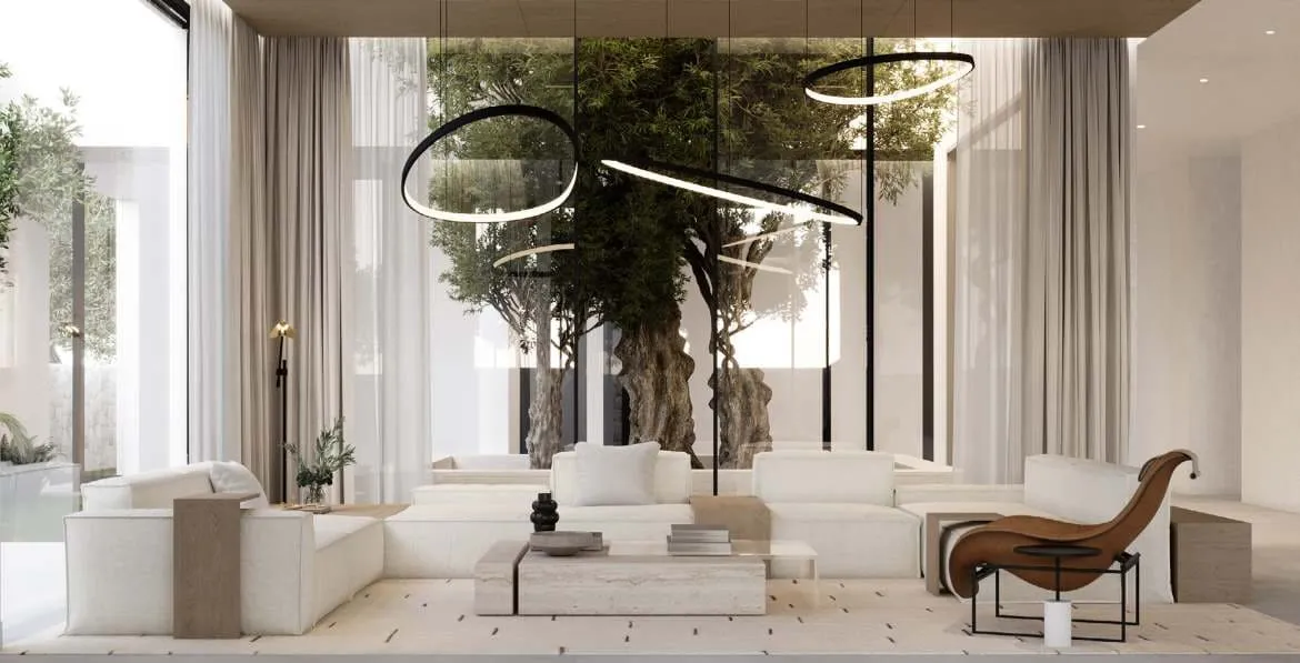 Al Naseem Villas by Modon Properties — интерьер гостиной, фото 9