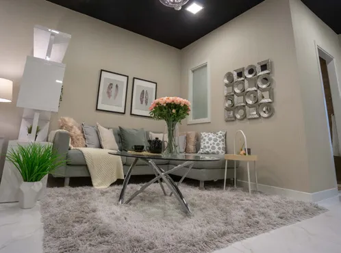 Al Raha Lofts 1 — интерьер гостиной
