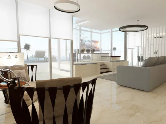 Al Raha Lofts 1 — интерьер гостиной, фото 7