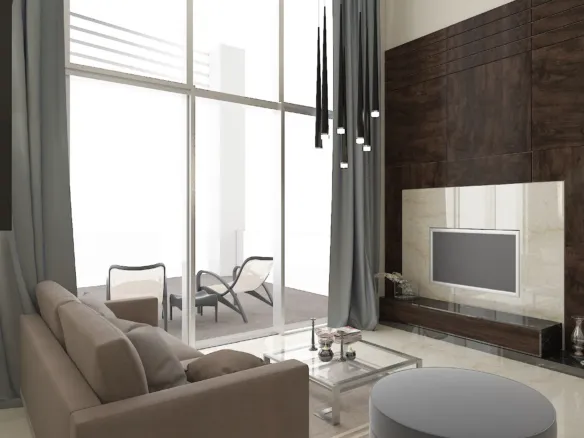 Al Raha Lofts 1 — интерьер гостиной, фото 8
