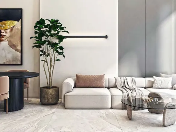 Al Serh Residences 11 — интерьер гостиной