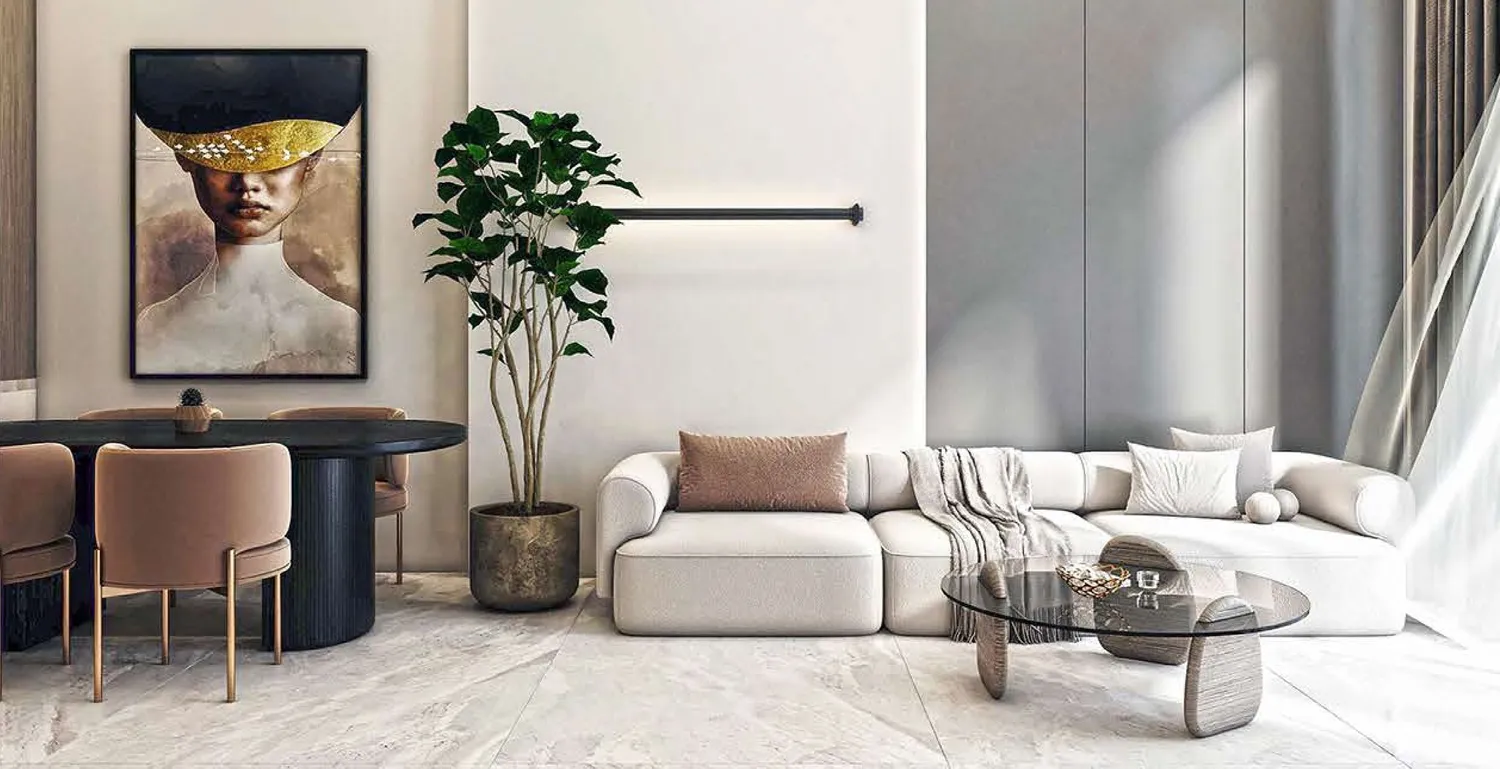 Al Serh Residences 11 — интерьер гостиной
