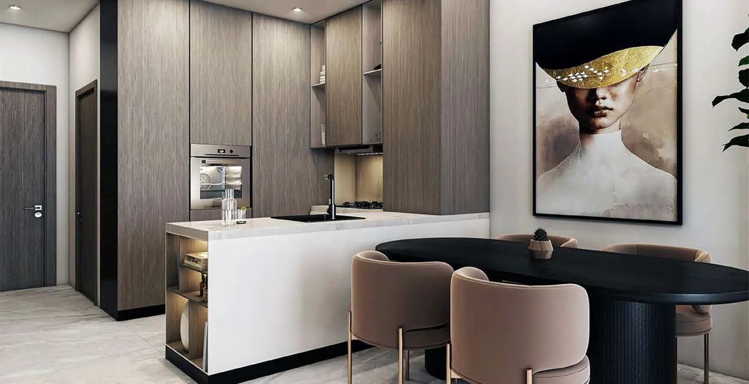Al Serh Residences 11 — кухня-столовая