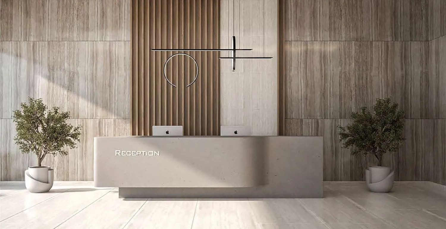 Al Serh Residences 11 — зона ресепшн