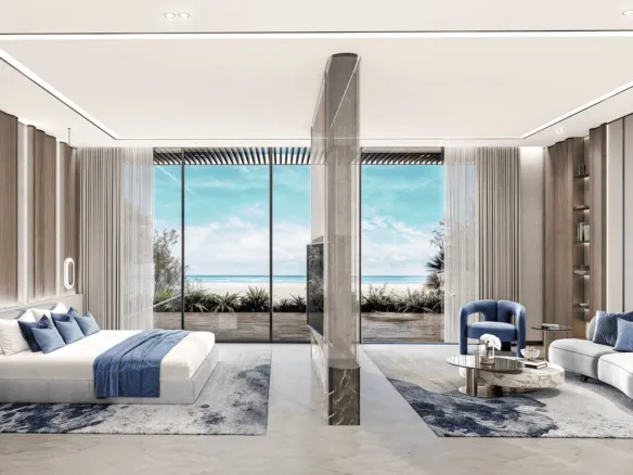 Al Thuraya Island — интерьер спальни