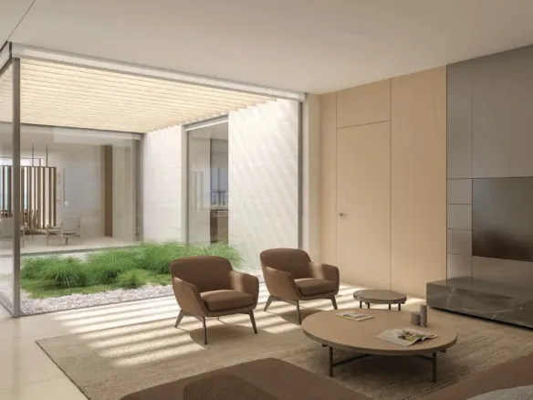Al Zorah Beach Hills Villa's — интерьер гостиной, фото 11