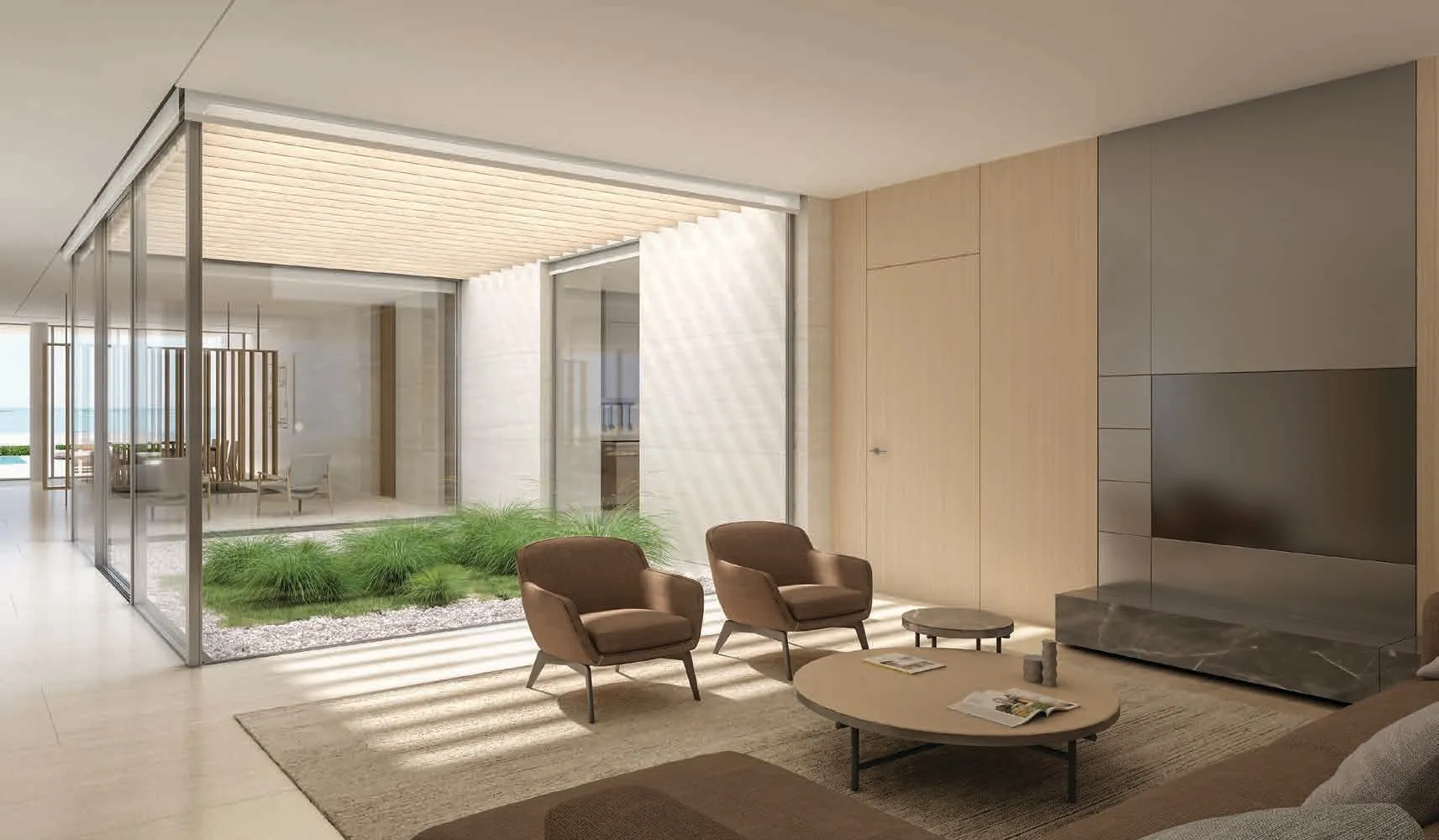 Al Zorah Beach Hills Villa's — интерьер гостиной, фото 11