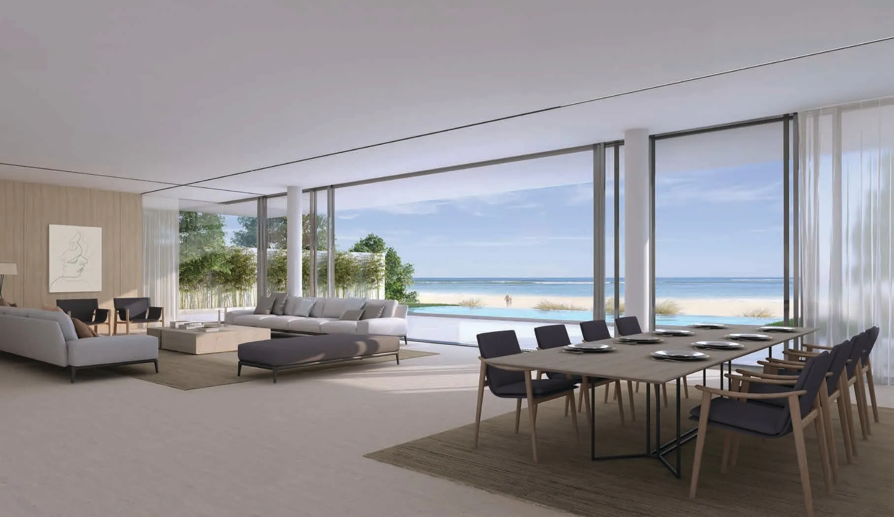 Al Zorah Beach Hills Villa's — интерьер гостиной, фото 12