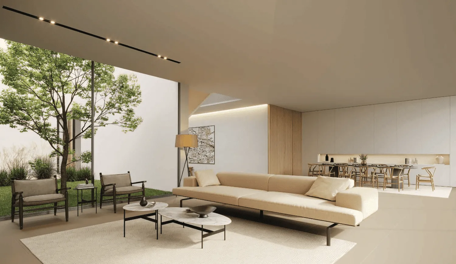 Al Zorah Beach Hills Villa's — интерьер гостиной, фото 13