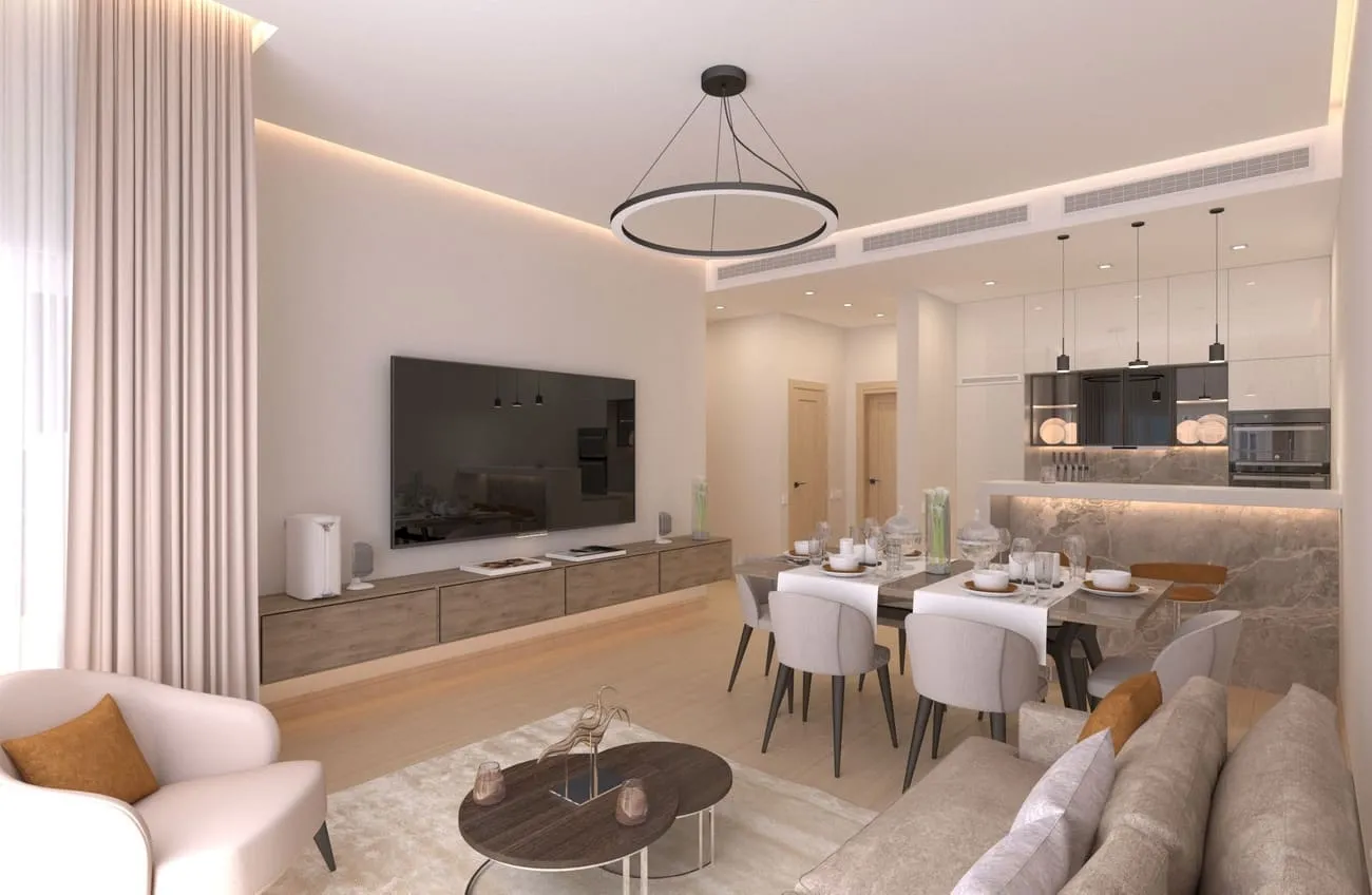 Alba Residence — интерьер гостиной