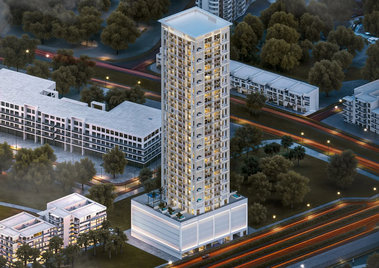 Alfal Residence в районе JVC (Джумейра Вилладж Серкл) — фото 1