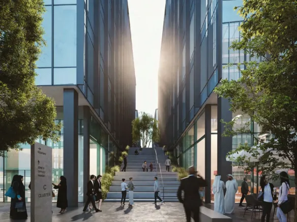 Aljada CBD Building 3 — территория комплекса