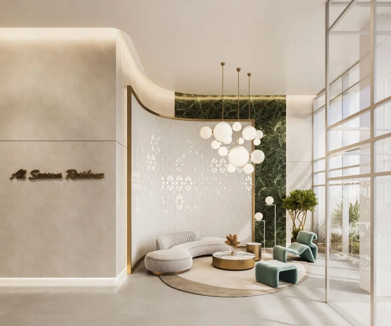 All Seasons Residence — лобби