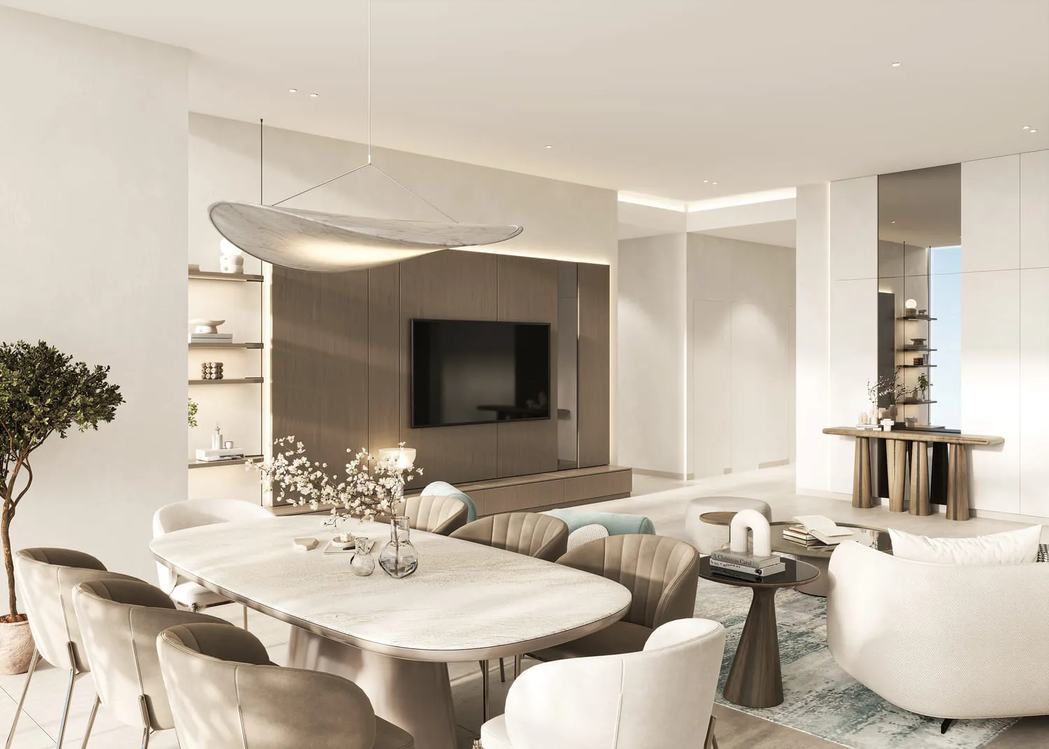 Allegro Residences — интерьер гостиной